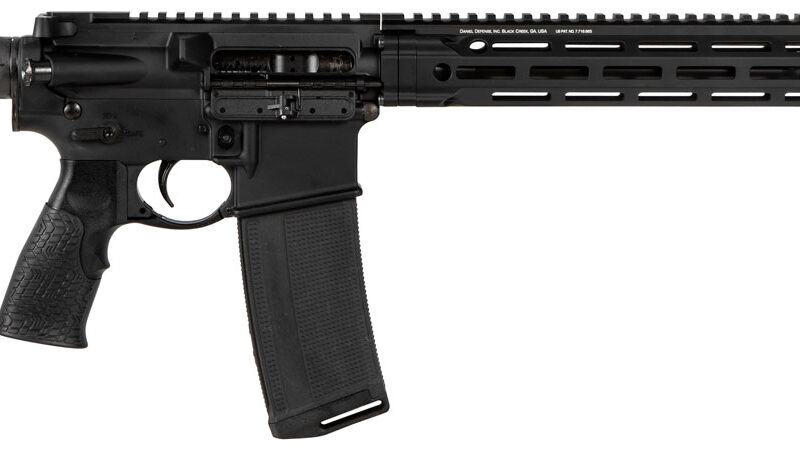 Daniel Defense 0212815049047 DDM4 V7 SLW 5.56x45mm NATO 30+1 14.50" Threaded Lightweight Profile Barrel, Black Hard Coat Anodized,  6 Position Stock w/SoftTouch Overmolding