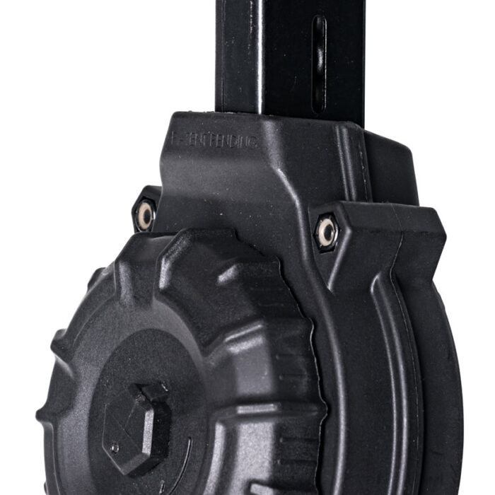 ProMag DRMA10 Standard  50rd Drum 9mm Luger Fits Colt Carbine/SMG Black DuPont Zytel Polymer