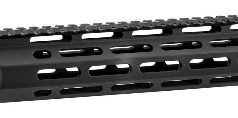 Wilson Combat TRMLOK12 M-LOK Rail  AR-15 Black Hardcoat Anodized 6005A-T5 Aluminum 12.60" M-LOK