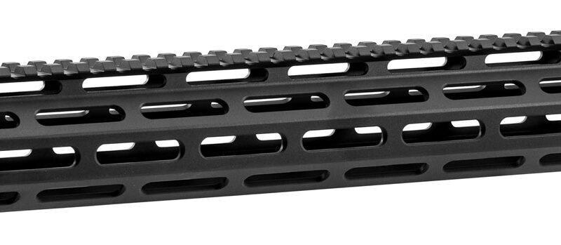 Wilson Combat TRMLOK15 M-LOK Rail  AR-15 Black Hardcoat Anodized 6005A-T5 Aluminum 15" M-LOK