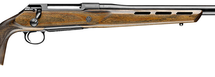 Sauer S1FA65C 100 Fieldshoot 6.5 Creedmoor Caliber with 5+1 Capacity, 24" Barrel, Matte Blued Metal Finish & Oil Wood Fixed with Adjustable Cheek Piece Stock Right Hand (Full Size)