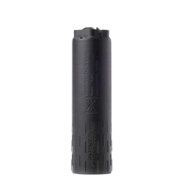 HUXWRX FLOW 9K TI BLACK SUPPRESSOR DIRECT THREAD