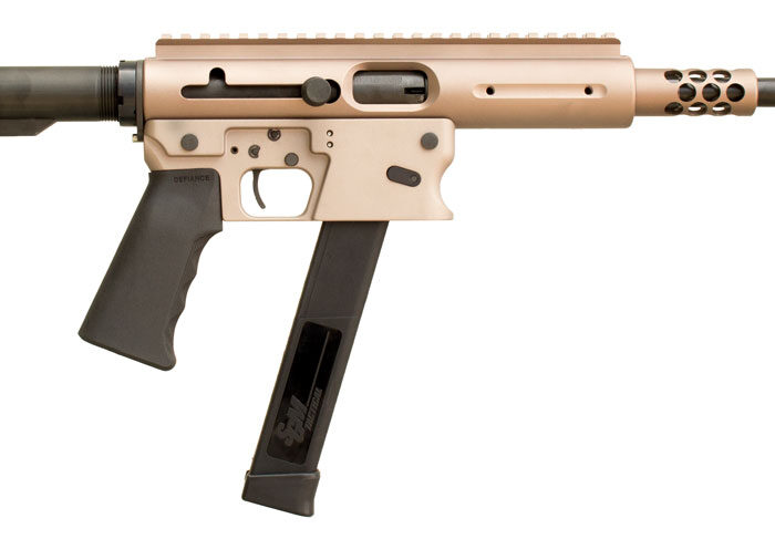 TNW Firearms RXCPLT0009BKTN Aero Survival  9mm Luger 33+1 16.25" Barrel, Flat Dark Earth Metal Finish, Black Collapsible Stock & Polymer Grip Optic Ready