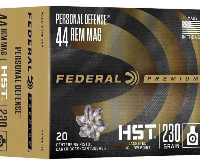 FEDERAL 44 REM MAG "TBD"GR HST JHP PERSONAL DEFENSE 20 RD/BX 10 BX/CS