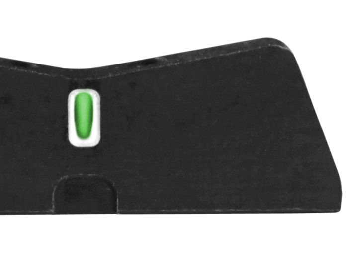 XS Sights GL0009S5Y DXT2 Big Dot Night Sights fits Glock  Black | Green Tritium Yellow Outline Front Sight Green Tritium White Outline Bar Rear Sight