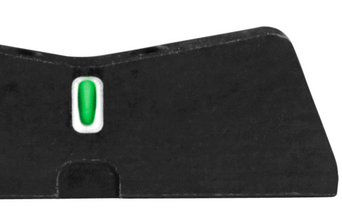 XS Sights GL0010S5N DXT2 Big Dot Night Sights fits Glock  Black | Green Tritium Orange Outline Front Sight Green Tritium White Outline Bar Rear Sight