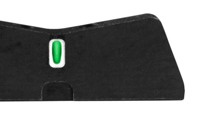 XS Sights GL0010S5N DXT2 Big Dot Night Sights fits Glock  Black | Green Tritium Orange Outline Front Sight Green Tritium White Outline Bar Rear Sight
