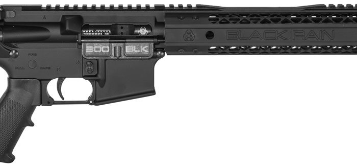 Black Rain BROSPEC15300BLK Spec15  300 Blackout 16" 30+1 Black Hard Coat Anodized Enhanced G.I. Sopmod Stock