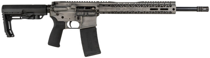 Black Rain BROFUSIONTB Spec + Fusion 5.56x45mm NATO 16" 30+1 Titanium Battleworn Cerakote 6 Position MFT Minimalist Stock