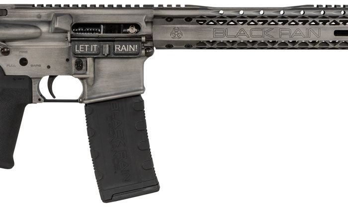 Black Rain BROFUSIONTB Spec + Fusion 5.56x45mm NATO 16" 30+1 Titanium Battleworn Cerakote 6 Position MFT Minimalist Stock