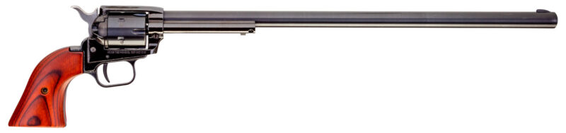 Heritage Mfg RR22B16 Rough Rider  22 LR 6 Shot, 16" Black Steel Barrel, Black Zinc Alloy Frame, Black Cylinder, Cocobolo Grip, Hammer/Thumb Safety, Exposed Hammer