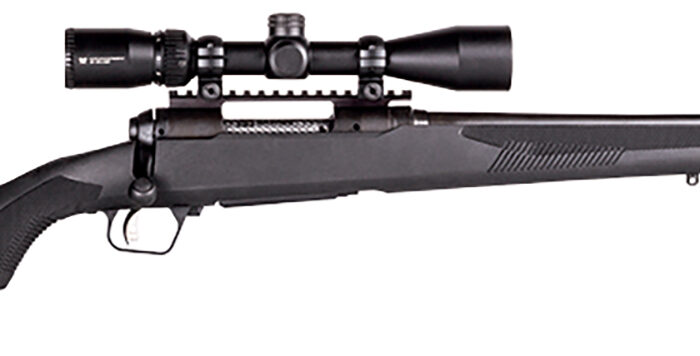 Savage Arms 57493 110 Apex Hunter XP 450 Bushmaster 3+1 22", Matte Black Metal, Synthetic Stock, Muzzle Brake, Vortex Crossfire II 3-9x40mm Scope