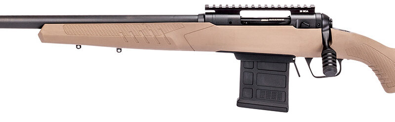 Savage Arms 57524 110 Tactical Desert 6.5 Creedmoor 10+1 24", Matte Black Metal, Flat Dark Earth Fixed AccuStock with AccuFit, Left Hand