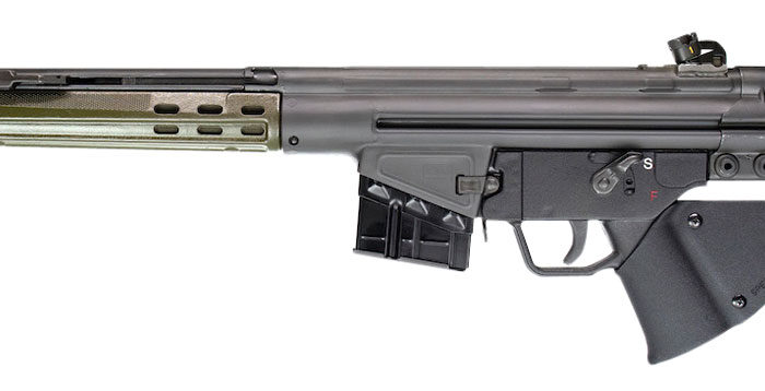 PTR 405 GI *CA Compliant *Reconditioned 308 Win,7.62x51mm NATO 18" 10+1, Black Parkerized Reciever, Green Synthetic Stock (Stock May Be Blemished), Black California Paddle Grip