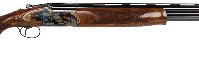 Dickinson LLC OP1228 Plantation  12 Gauge 2rd 3" 28" Black Vent Rib Barrel, Steel Receiver w/Color Case Hardened Finish, Brass Bead Front Sight, Turkish Walnut Pistol Grip Stock Includes 5 Choke Tubes