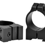 Warne 1B1M Maxima Matte Black Steel 1" Tube Medium Vertical Split Dovetail, 0 MOA Fits CZ 527 2 113779
