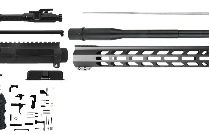 TacFire SSRK308LPK20BN AR Build Kit Rifle 308 Win AR-10 Black Nitride Aluminum 5/8"-24 tpi *Sports South Exclusive.