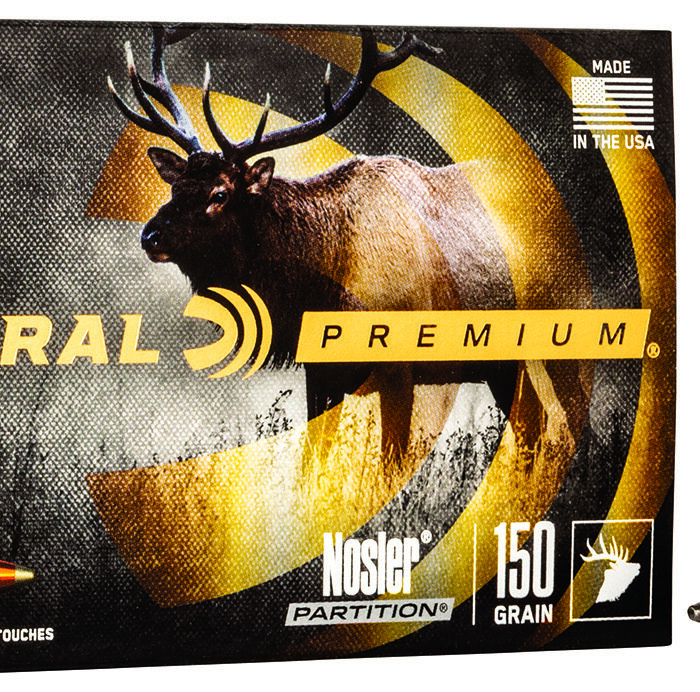 Federal P308S Premium  308Win 150gr Nosler Partition 20 Per Box/10 Case