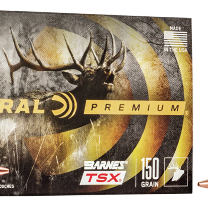 Federal P308V Premium  308Win 150gr Barnes TSX 20 Per Box/10 Case