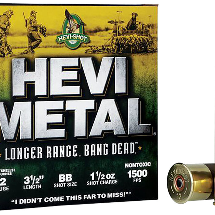 HEVI-Metal HS38588 HEVI-Metal Longer Range 12Gauge 3.50" 1 1/2oz BBShot 25 Per Box/10 Case