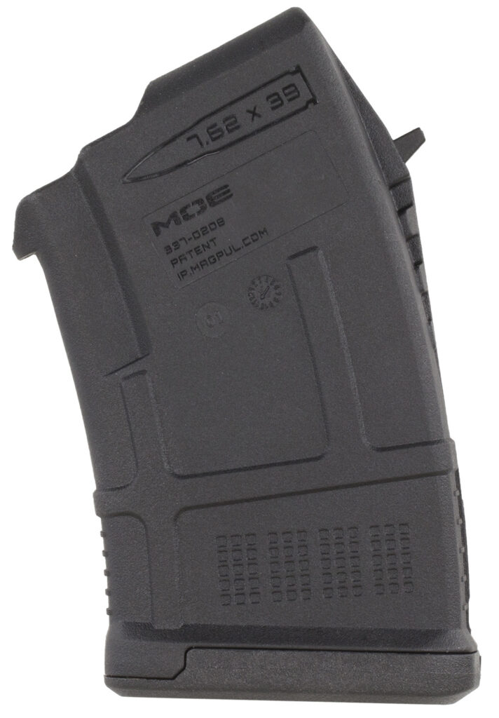 Magpul MAG657-BLK PMAG MOE 10rd 7.62x39mm For AK-Platform/AKM Black Polymer