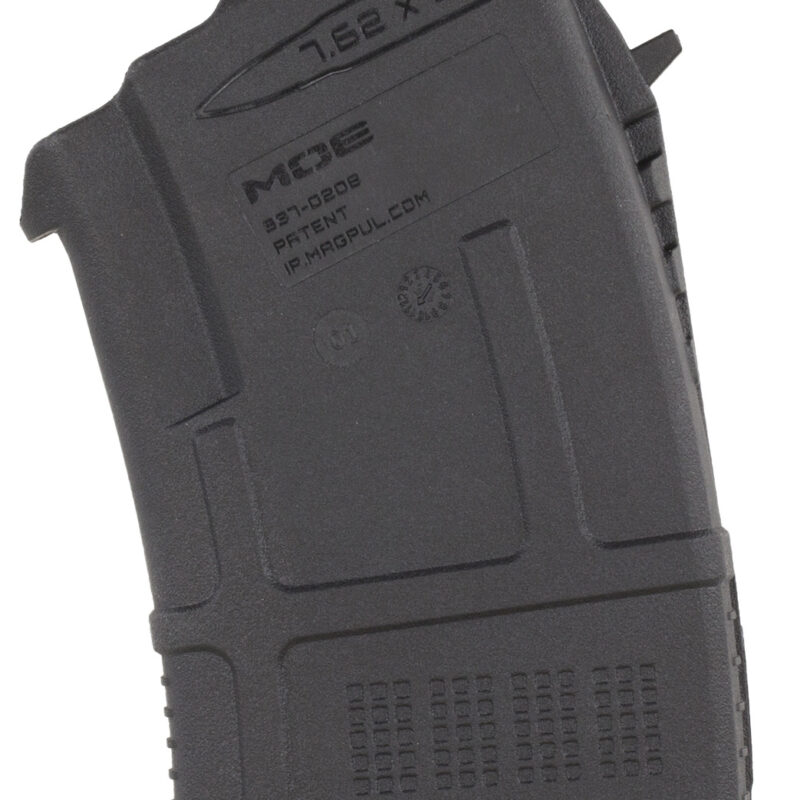 Magpul MAG657-BLK PMAG MOE 10rd 7.62x39mm For AK-Platform/AKM Black Polymer