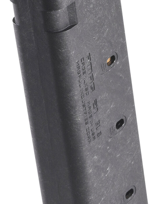 Magpul MAG661-BLK PMAG GL9 21rd 9mm Luger Compatible w/Glock 17/19/26/34/45 Black Polymer