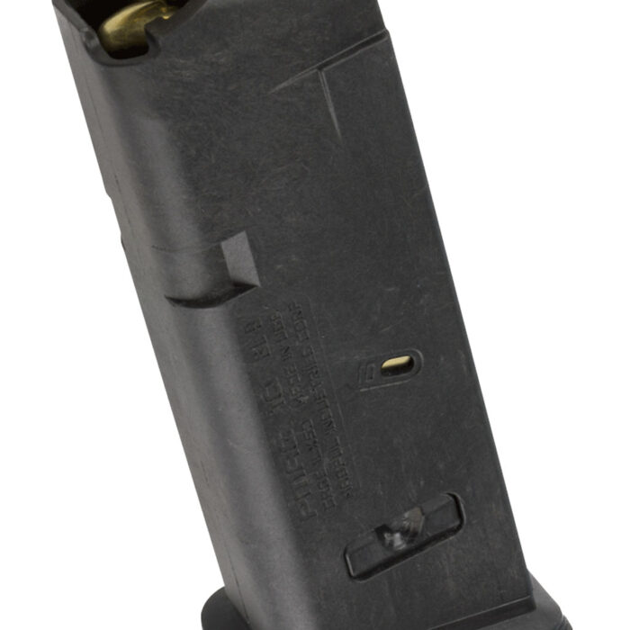 Magpul MAG907-BLK PMAG GL9 10rd 9mm Luger Compatible w/Glock 19 Black Polymer