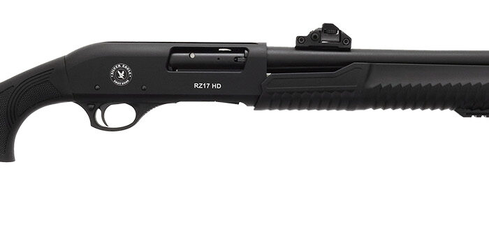 Silver Eagle Arms RZ17HD RZ17 Home Defense 12 Gauge Pump 3" 4+1 18.50" Chrome Lined Steel Black Vent Rib Barrel, MobilChoke, Black Steel Receiver, Fixed Black Synthetic Stock
