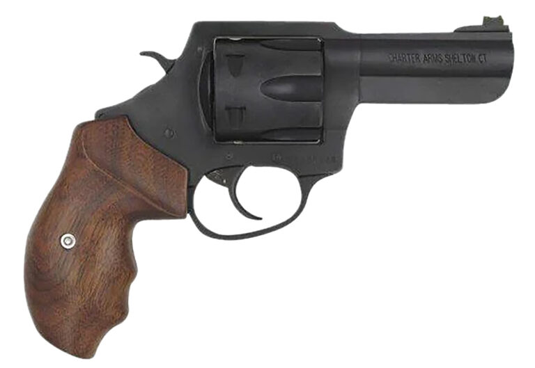 Charter Arms 63270 Professional  32 H&R Mag, 7 Shot 3" Black Nitride Steel Barrel, Cylinder & Frame w/Walnut Finger Grooved Grip