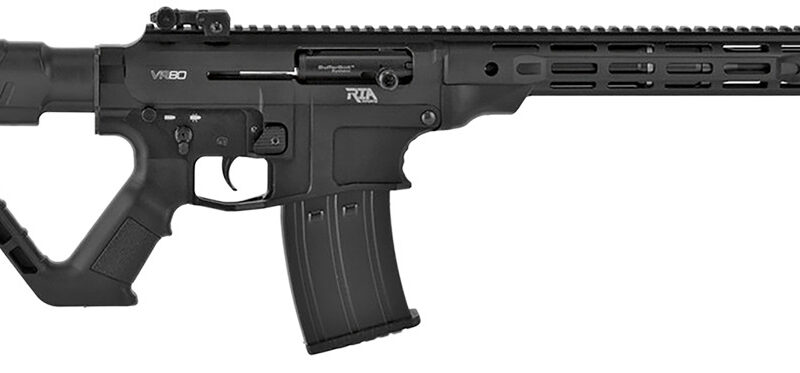 Rock Island VR80CA VR80 *CA Compliant 12 Gauge Semi-Auto 3" 5+1 20" Black Steel Barrel, Black Anodized Aluminum Receiver, Black Thumbhole Synthetic Stock, Black Polymer Grip