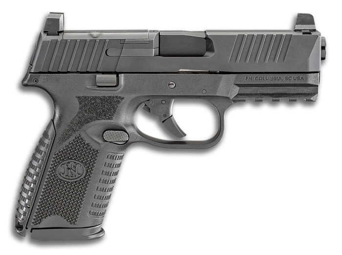FN 66100588 509M MRD Mid-Size 9mm Luger 10+1 4" Black Recessed Crown Barrel, Matte Black Optic Ready/Serrated Stainless Steel Slide, Matte Black Polymer Frame w/Picatinny Rail, Ambidextrous