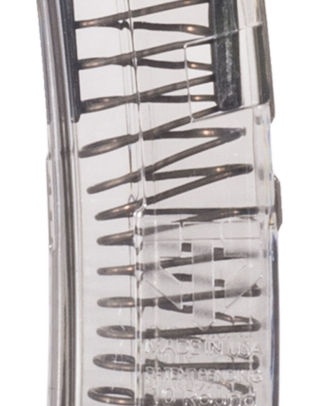 ETS Group HKMP510 Rifle Mags  10rd 9mm Luger for H&K MP5/SP5K/MP5K/94/SP89 Clear Detachable