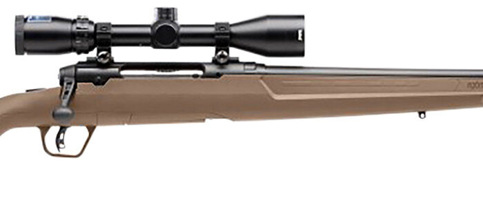 Savage Arms 57175 Axis II XP Full Size 6.5 Creedmoor 4+1 22" Matte Black Button-Rifled Barrel, Matte Black Carbon Steel Receiver, Flat Dark Earth Synthetic Stock, Bushnell Banner 3-9x40mm, Right Hand