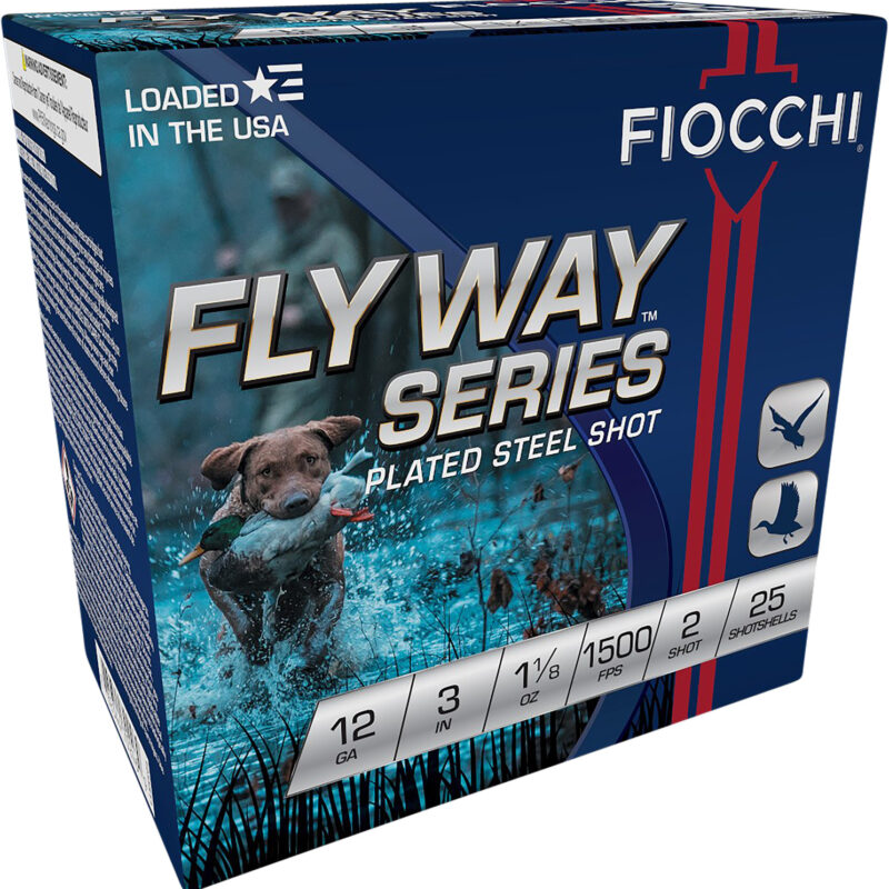 Fiocchi 123ST2 Flyway  12Gauge 3" 1 1/8oz 2Shot 25 Per Box/10 Case