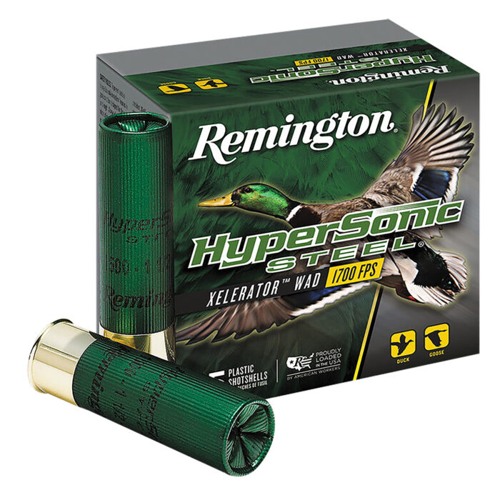 Remington Ammunition 26777 HyperSonic Steel 12Gauge 3" 1 1/4oz 4Shot 25 Per Box/10 Case