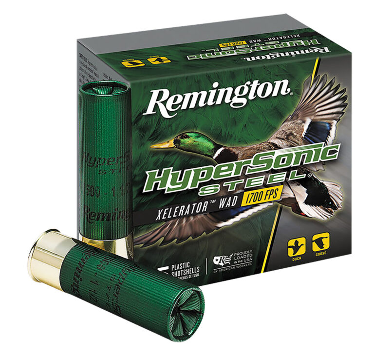 Remington Ammunition 26777 HyperSonic Steel 12Gauge 3" 1 1/4oz 4Shot 25 Per Box/10 Case
