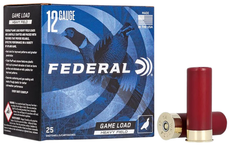 Federal H12575 Game-Shok Heavy Field 12Gauge 2.75" 1 1/4oz 7.5Shot 25 Per Box/10 Case