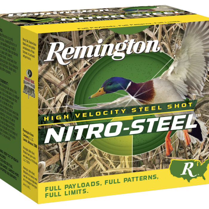 Remington Ammunition 20856 Nitro-Steel High Velocity 12Gauge 3" 1 3/8oz BBShot 25 Per Box/10 Case