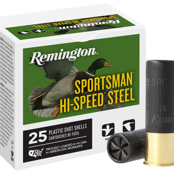 Remington Ammunition 20005 Sportsman Hi-Speed Steel 12Gauge 2.75" 1oz 6Shot 25 Per Box/10 Case