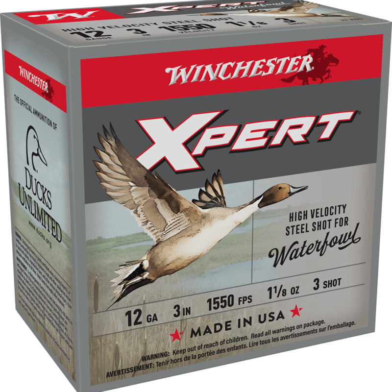 Winchester Ammo WEX1233 Super X Xpert High Velocity 12Gauge 3" 1 1/8oz 3Shot 25 Per Box/10 Case