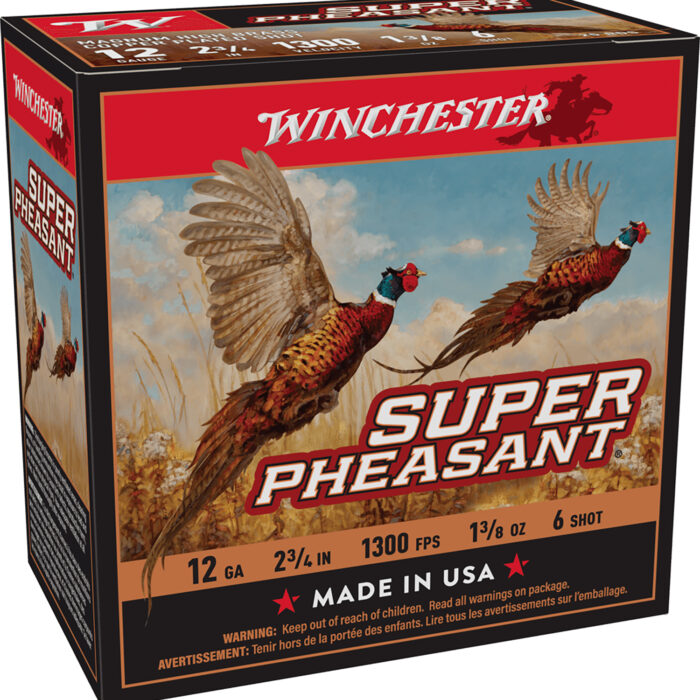 Winchester Ammo X12PH6 Super Pheasant Magnum High Brass 12Gauge 2.75" 1 3/8oz 6Shot 25 Per Box/10 Case