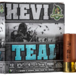 HEVI-Shot HS61226 HEVI-Teal 12Gauge 2.75" 1 1/8oz 6Shot 25 Per Box/10 Case 2 117482