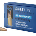 PPU PP6GH Standard Rifle 6.5Grendel 120gr Hollow Point Boat Tail 20 Per Box/25 Case 1 117753