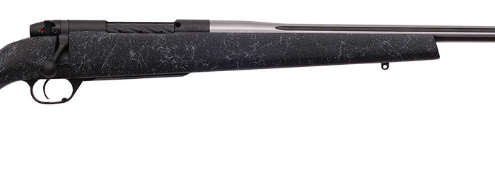 Weatherby MAM01N65RWR6B Mark V Accumark 6.5 Wthby RPM 4+1 24" Barrel, Graphite Black Cerakote Metal Finish, Gray Webbed Black Fixed Monte Carlo Stock