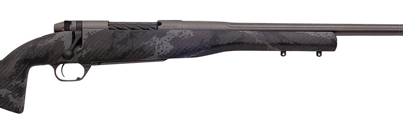 Weatherby MAP01N65RWR6B Mark V Accumark Pro 6.5 Wthby RPM 4+1 24" Barrel, Tungsten Gray Cerakote Finish, Black with Gray Sponge Pattern Accents Carbon Fiber Stock
