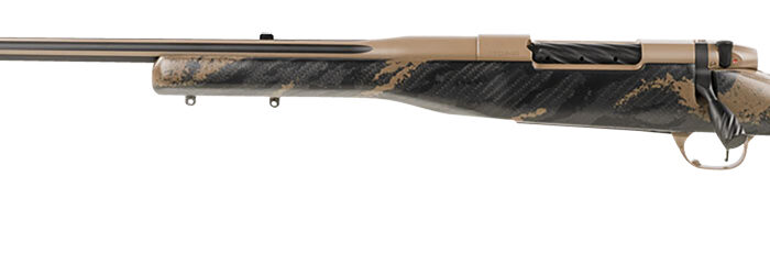 Weatherby MAE01N257WL8B Mark V Accumark Elite 257 Wthby Mag 3+1 26" Barrel, Coyote Tan Elite Cerakote Metal Finish, Brown Sponge Pattern Black Fixed Adjustable Cheek Piece Stock Left Hand