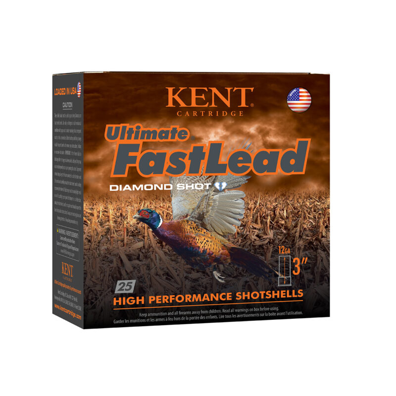 Kent Cartridge K123UFL504 Ultimate Fast Lead 12Gauge 3" 1 3/4oz 4Shot 25 Per Box/10 Case
