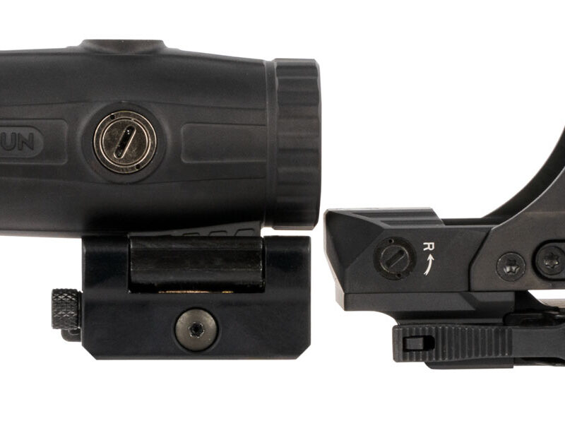 Holosun HS510CHM3X 510 & HM3X Combo Kit Black Anodized 1x/3x, 2 MOA Red Dot/65 MOA Circle Reticle