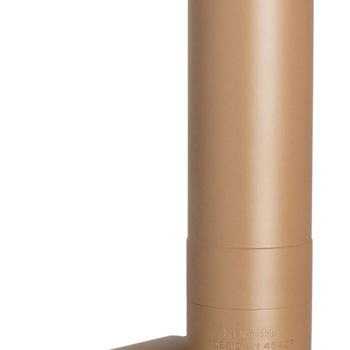 Rugged Suppressor OBSFDE45 Obsidian45  45 ACP 1.37" Flat Dark Earth Cerakote 17-4 Stainless Steel 1/2"-28 tpi